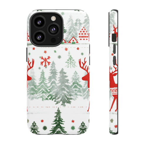 Nordic Christmas Print - Impact Resistant Phone Case iPhone 13 Pro Matte